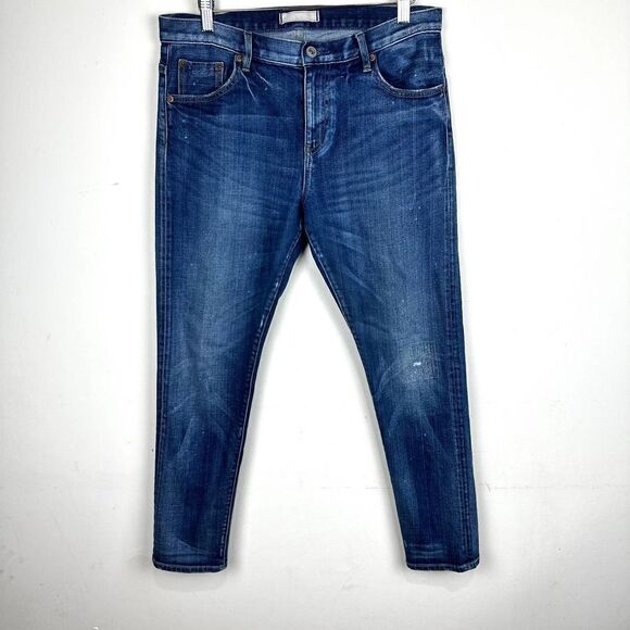 Uniqlo Relaxed Skinny Selvedge Blue Jeans Men’s 27 x‎ 27 Read - Picture 1 of 13